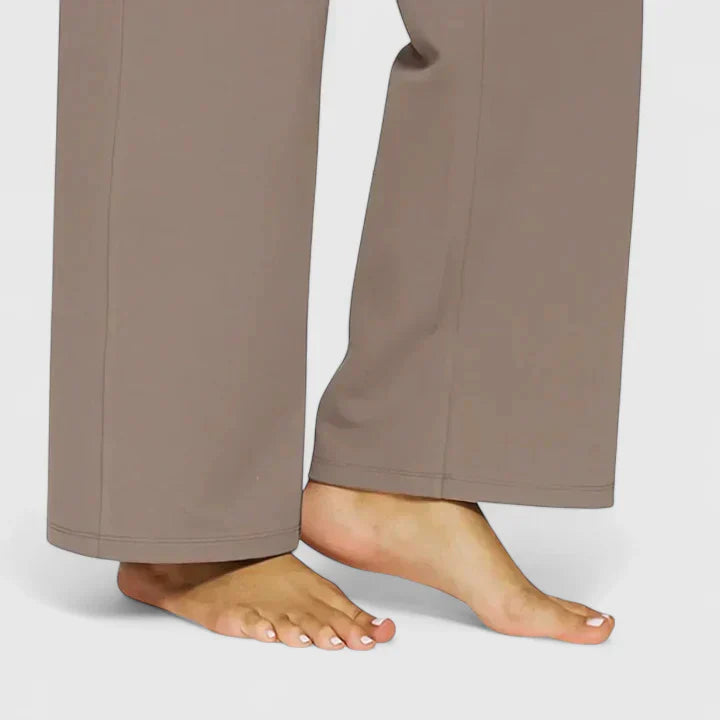Damen Hose Weit mit Stretchbund
