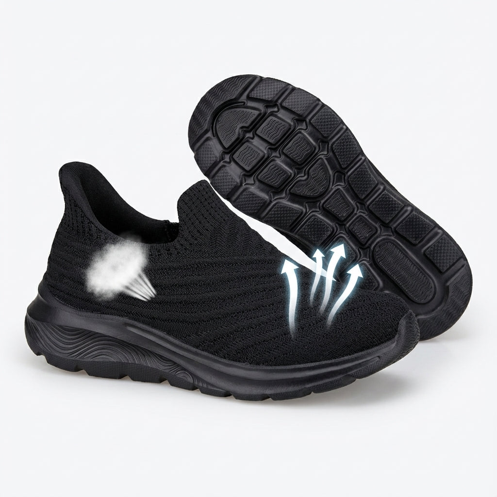 Orthopädische Sneaker für Damen zum Hineinschlüpfen
