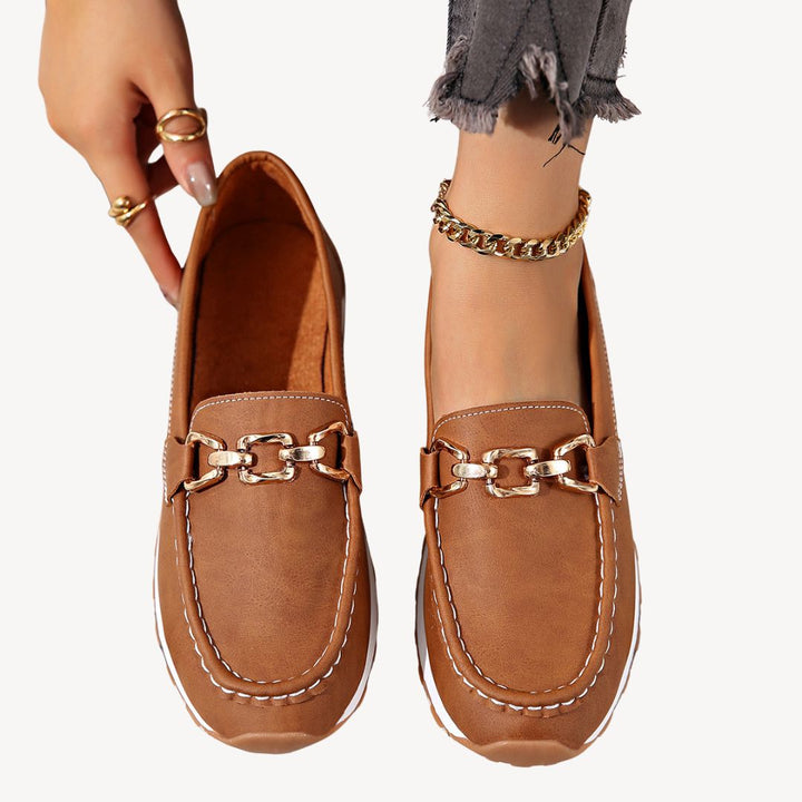 Damen Sommer Aufschlüpfen Loafer