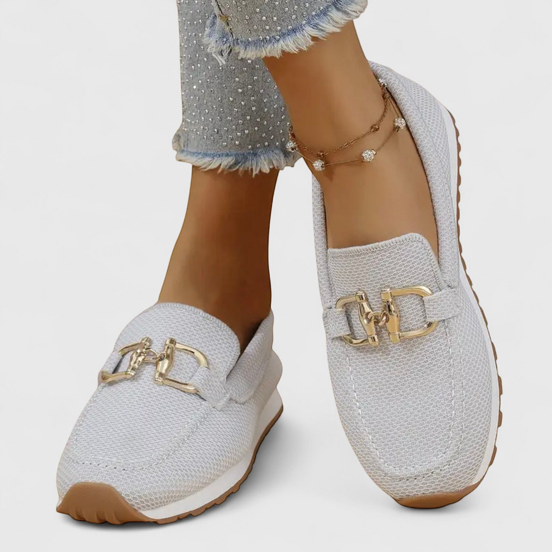 Loafers Damen aus Mesh mit Trense