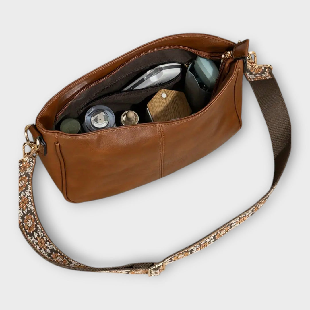 Leonie | Damen Schultertasche mit Boho-Akzent