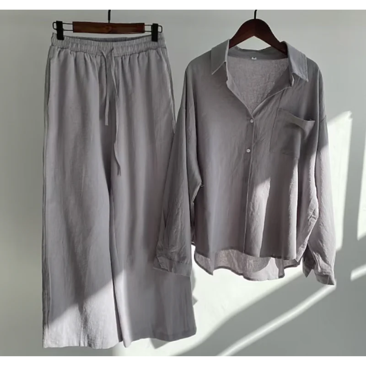 Carina | Damen Sommer Set Mit Bluse Und Hose