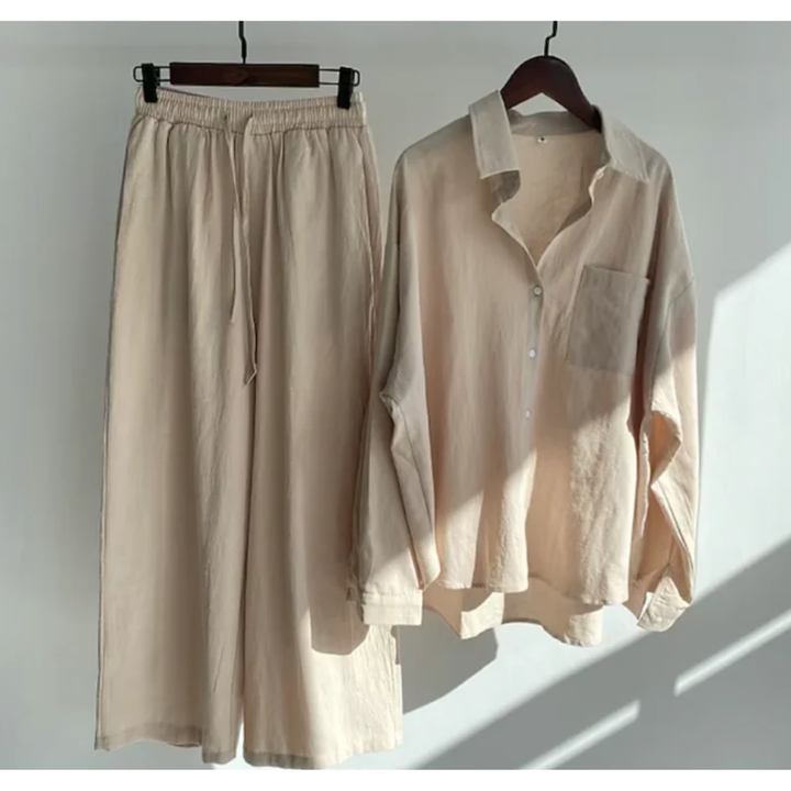 Carina | Damen Sommer Set Mit Bluse Und Hose