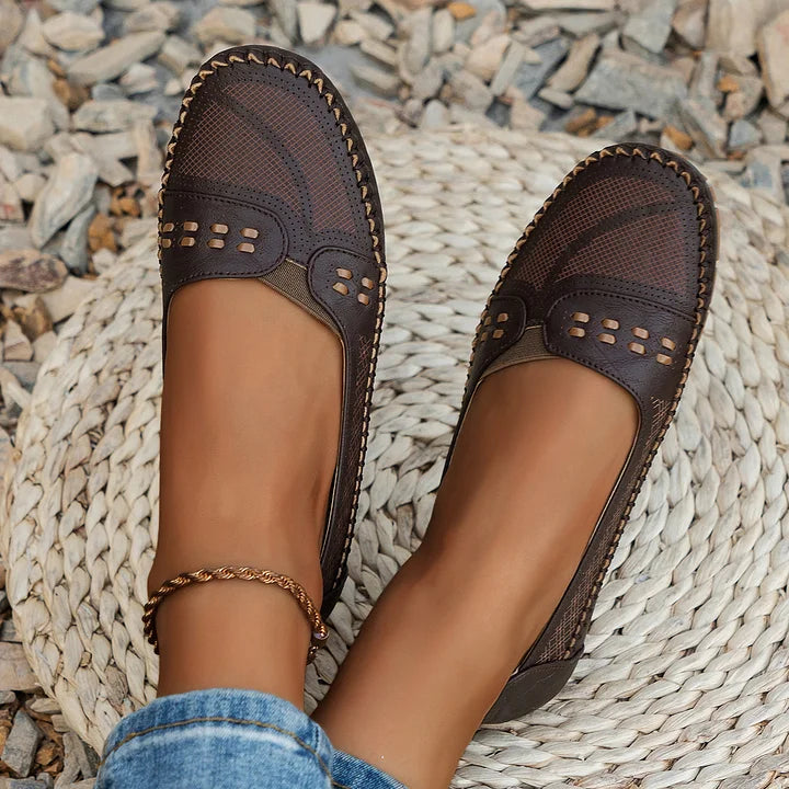 Orthopädische Ballerinas für Damen mit Einlegesohle