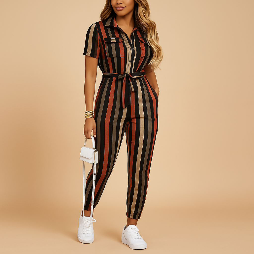 Jumpsuit für Damen mit Knopfleiste