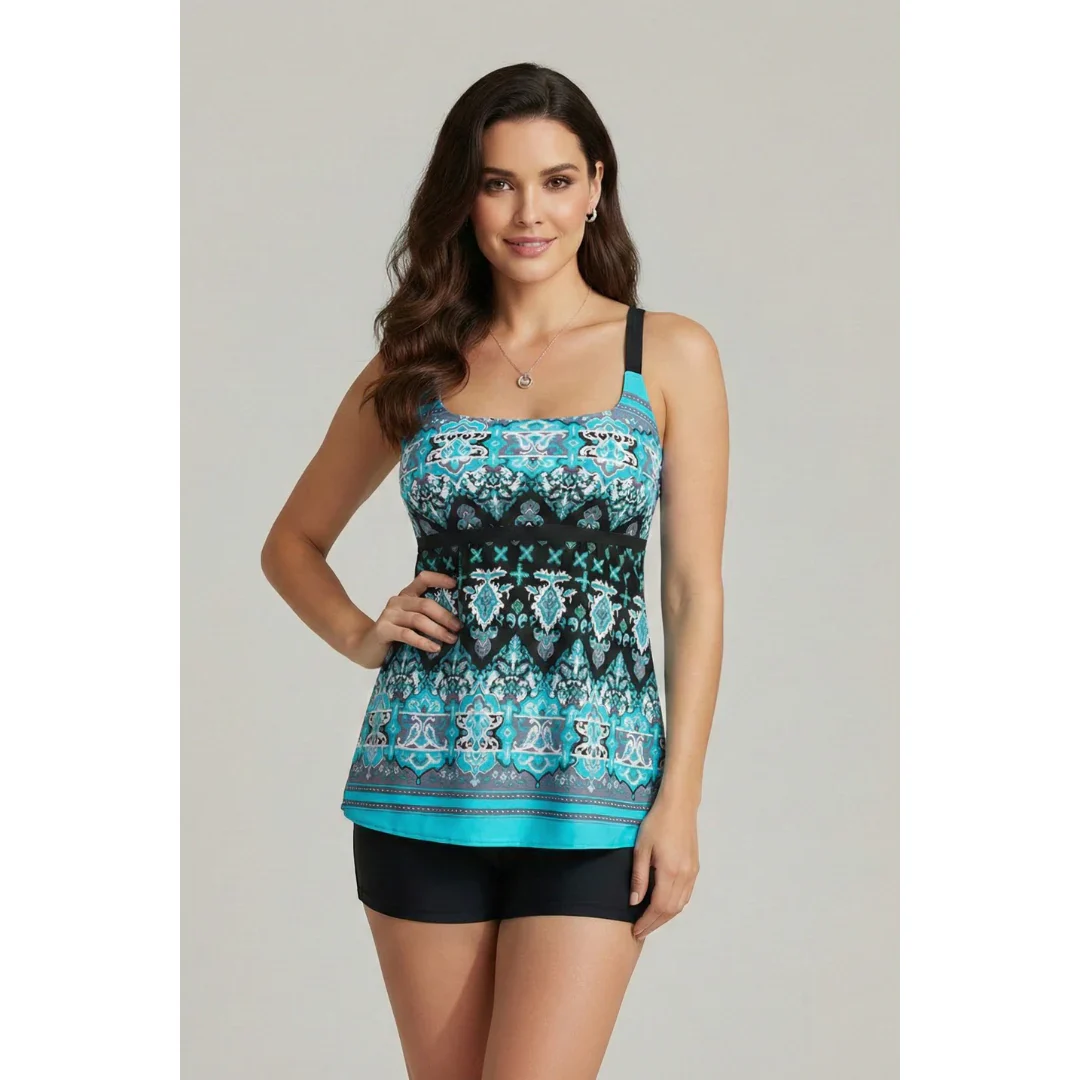 Christina | Damen Tankini Badeanzug Schwimmen Modern
