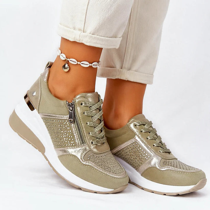 Damen Sommer Keil Sneaker
