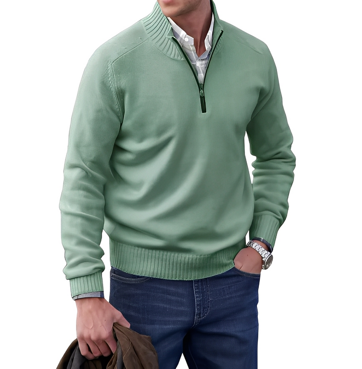 Gabriel - Herrenpullover mit Zipper
