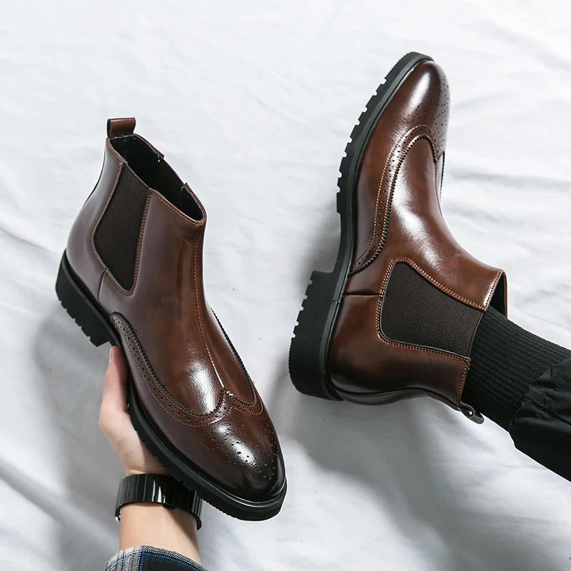 Louis – Genuine Leather Chelsea Boots - Image 7