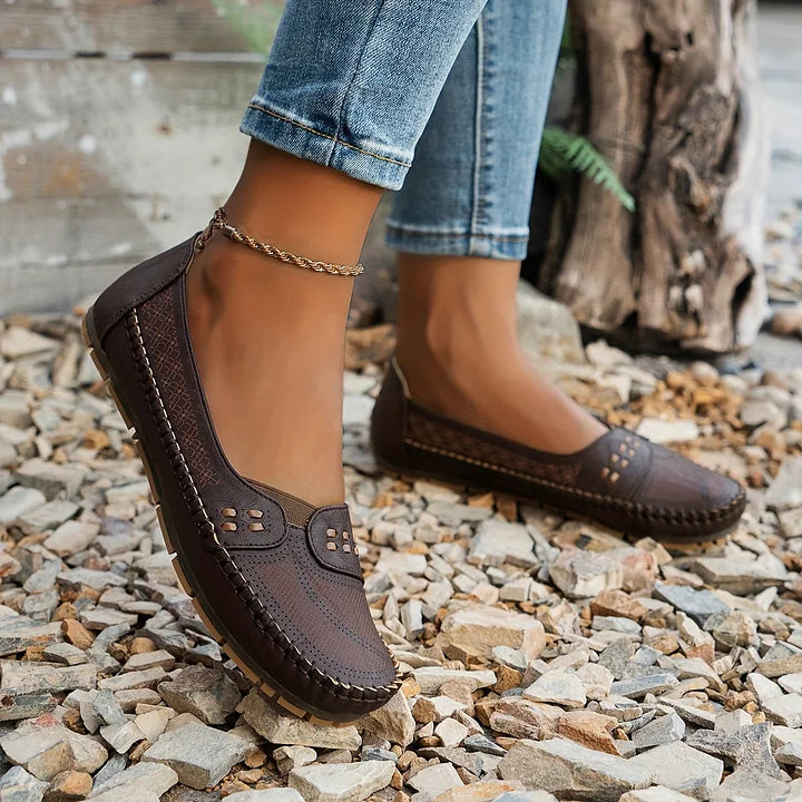 Orthopädische Ballerinas für Damen mit Einlegesohle