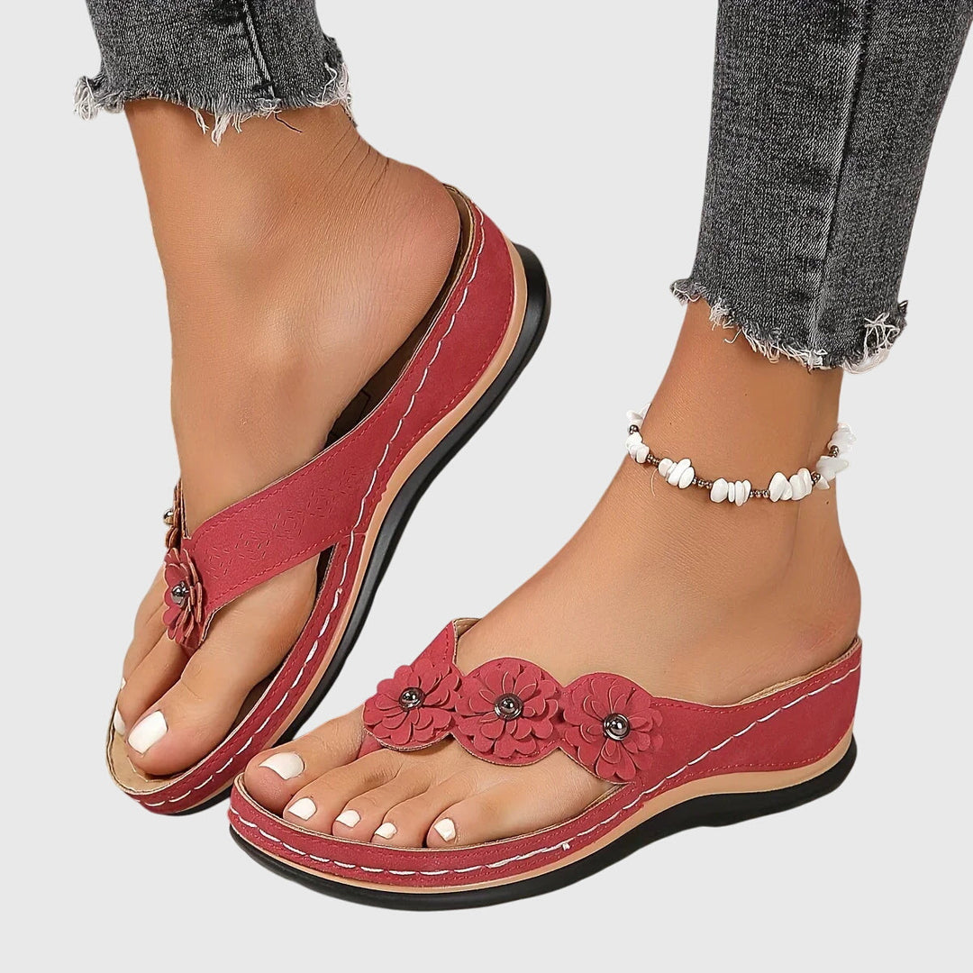 Nicole | Damen Trendige Lässige Slip-On Sandalen