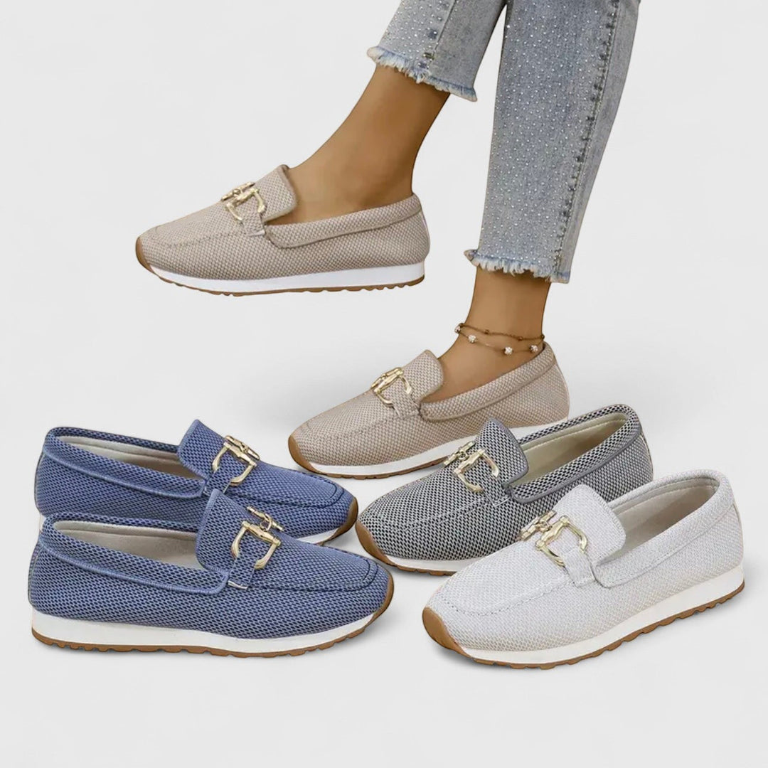 Loafers Damen aus Mesh mit Trense