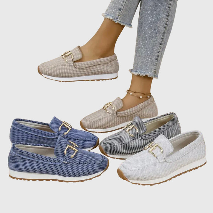 Orthopädische Damen-Loafer mit Fußbett