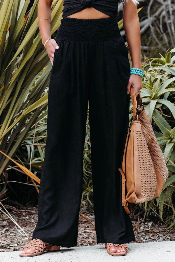 Daniela – Women Pocketed Smocked Pants - Image 7
