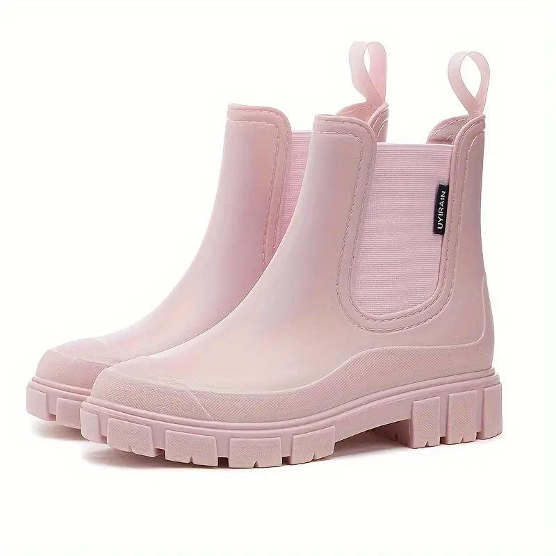 Damen Chelsea-Stiefeletten mit elastischen Seiteneinsätzen und Profilsohle-Women Footwear-Alpenkind
