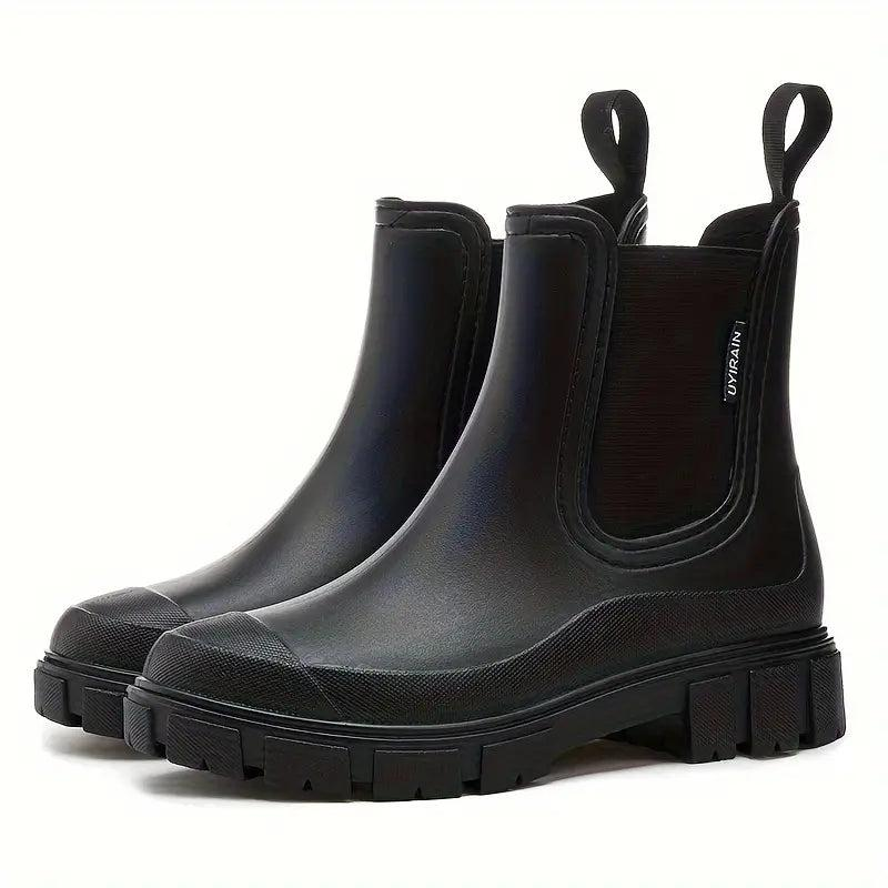Damen Chelsea-Stiefeletten mit elastischen Seiteneinsätzen und Profilsohle-Women Footwear-Alpenkind