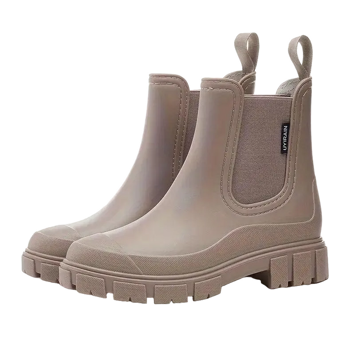 Damen Chelsea-Stiefeletten mit elastischen Seiteneinsätzen und Profilsohle-Women Footwear-Alpenkind