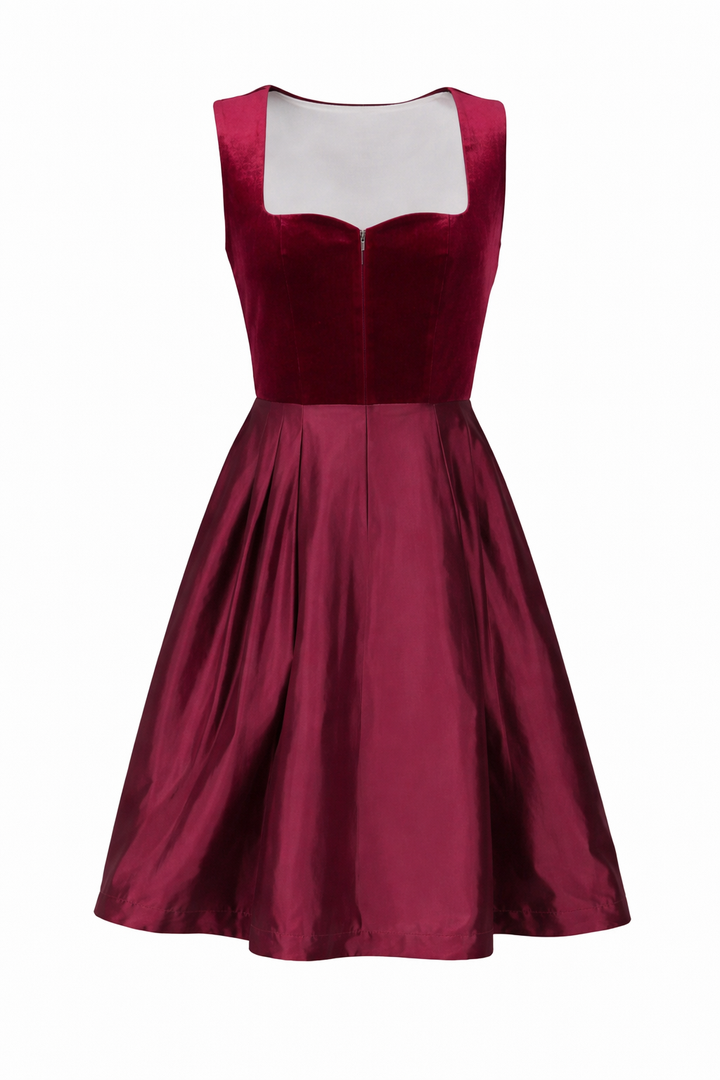 Damen Dirndl Set mit Samtoberteil und Schürze-Dirndl for Women-Alpenkind