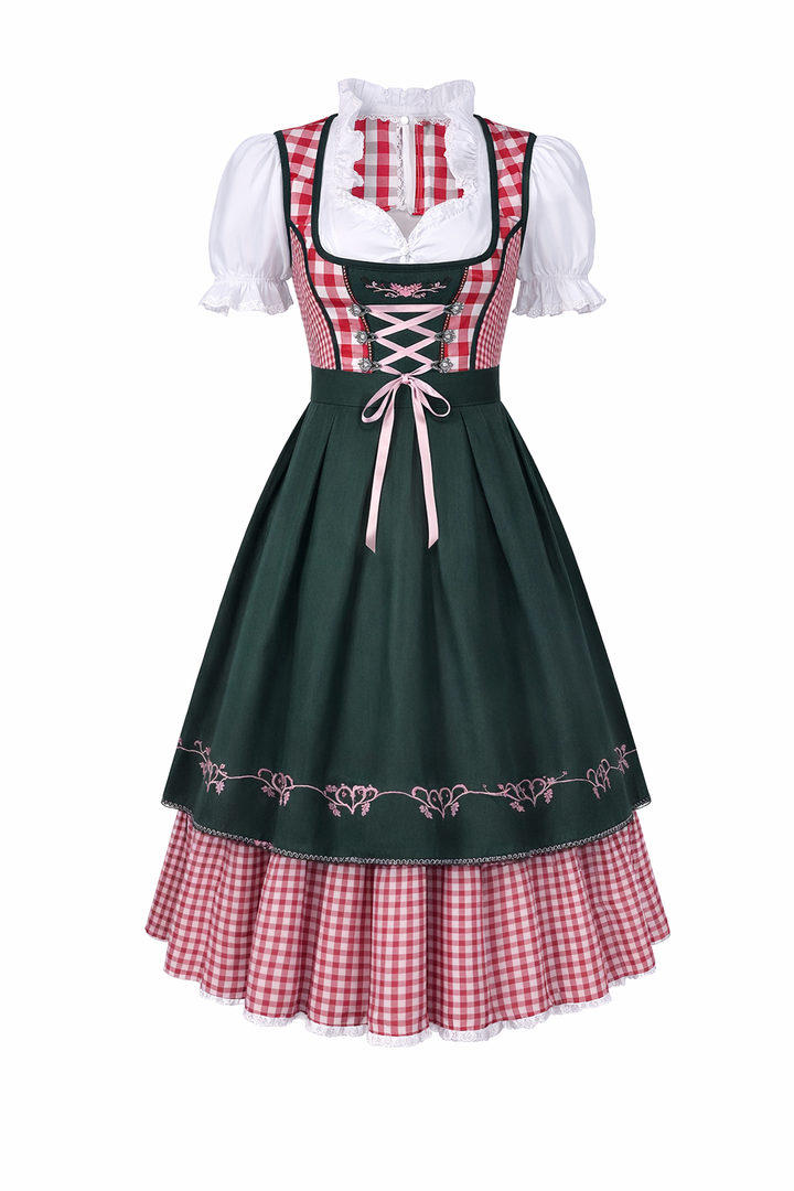 Damen Dirndlkleid Set mit Schürze und Bluse-Dirndl for Women-Alpenkind