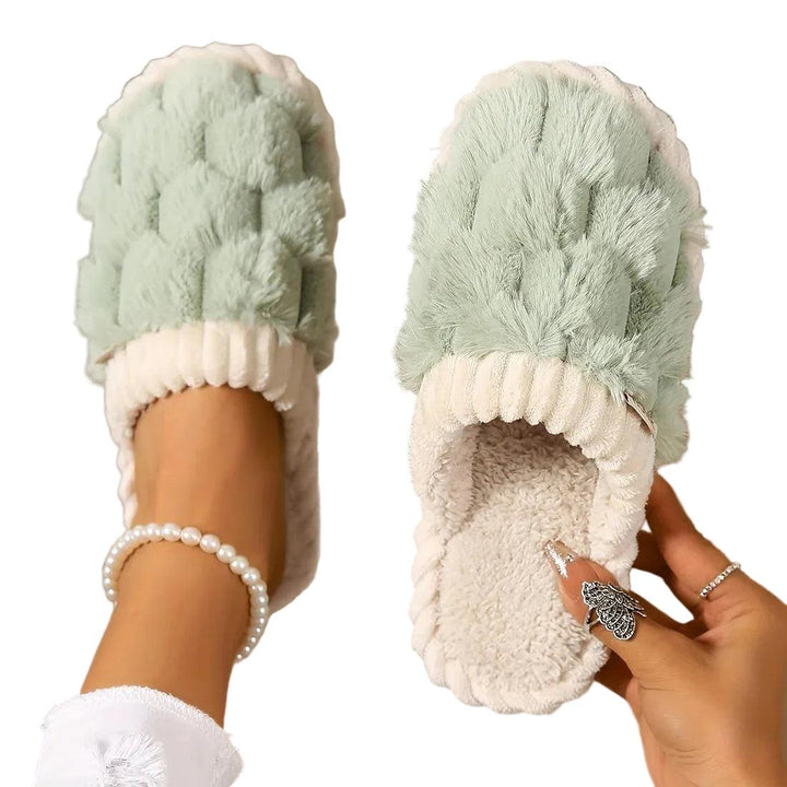Damen Hausschuhe mit Steppmuster-Women Footwear-Alpenkind
