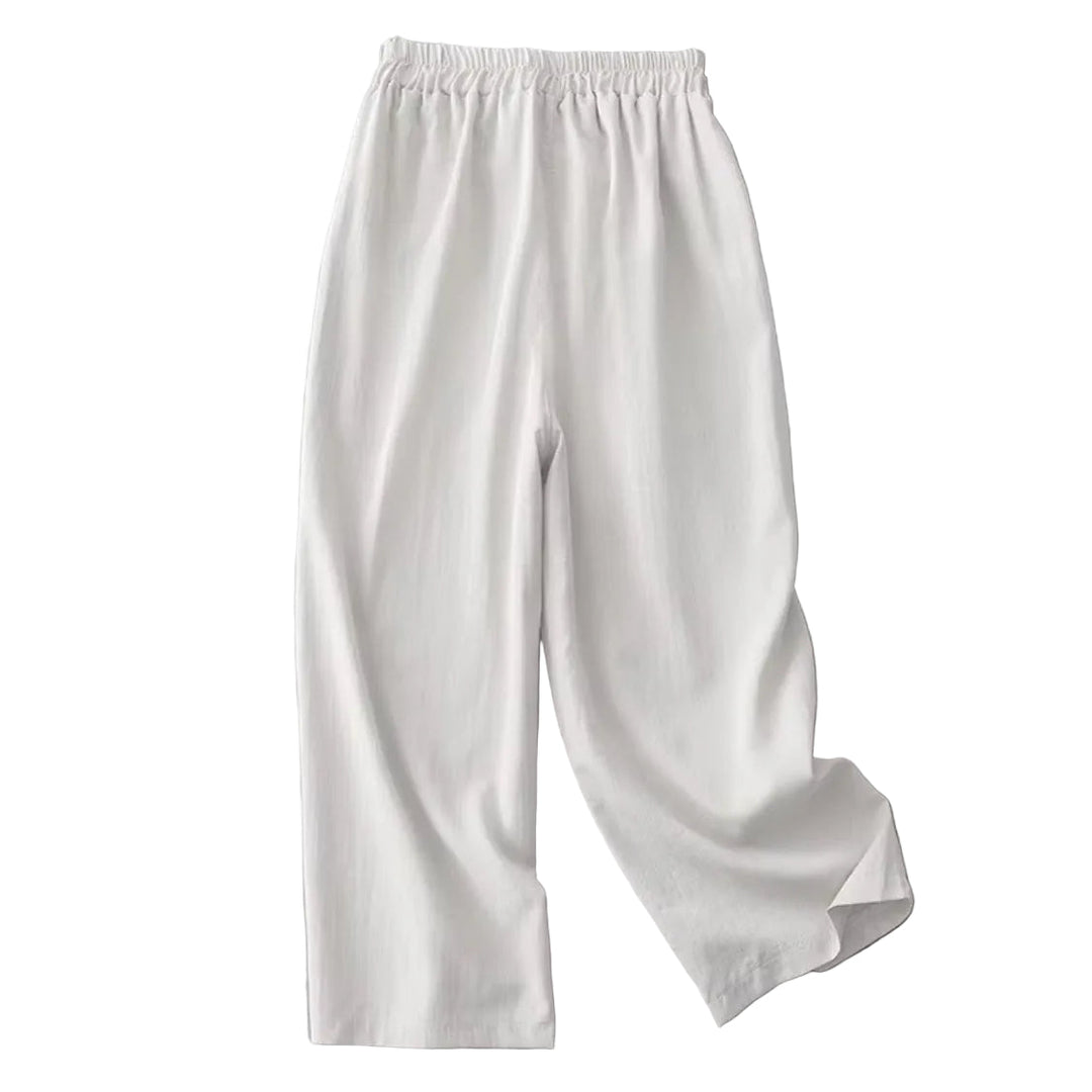 Damen Hose mit elastischem Bund und geradem Beinverlauf-Women Pants-Alpenkind