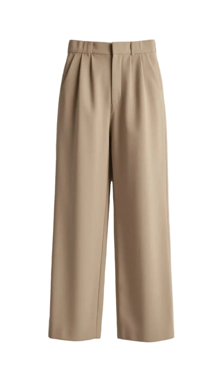 Damen Hose mit hohem Bund und weitem Bein-Women Pants-Alpenkind