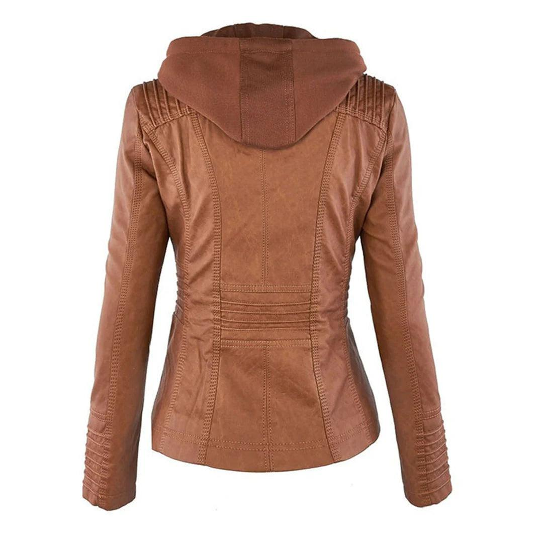 Damen Jacke mit Kapuze und Reißverschluss-Women Outerwear-Alpenkind