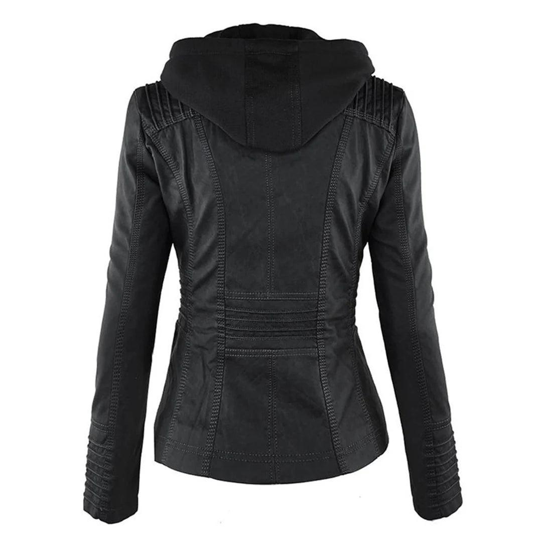 Damen Jacke mit Kapuze und Reißverschluss-Women Outerwear-Alpenkind