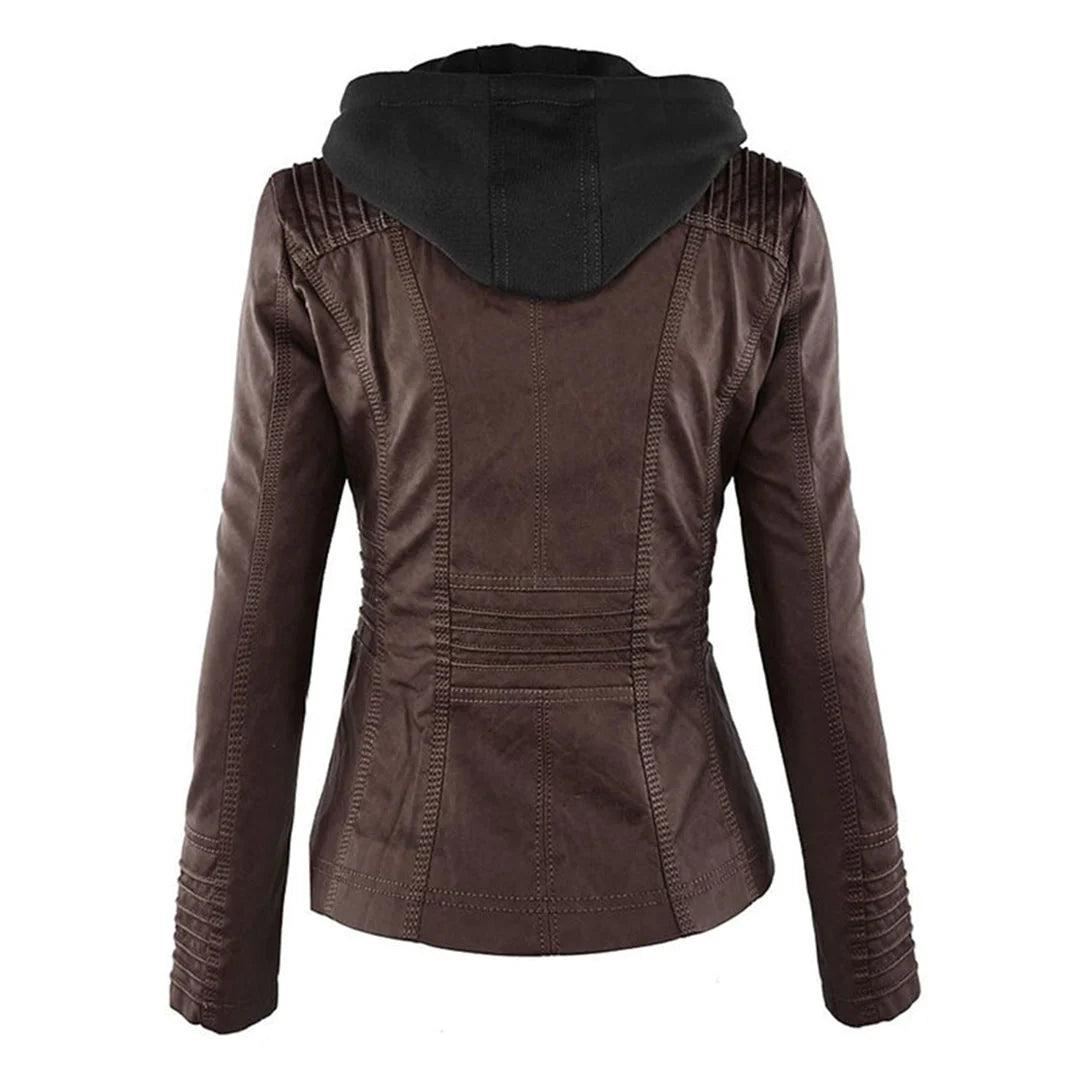 Damen Jacke mit Kapuze und Reißverschluss-Women Outerwear-Alpenkind