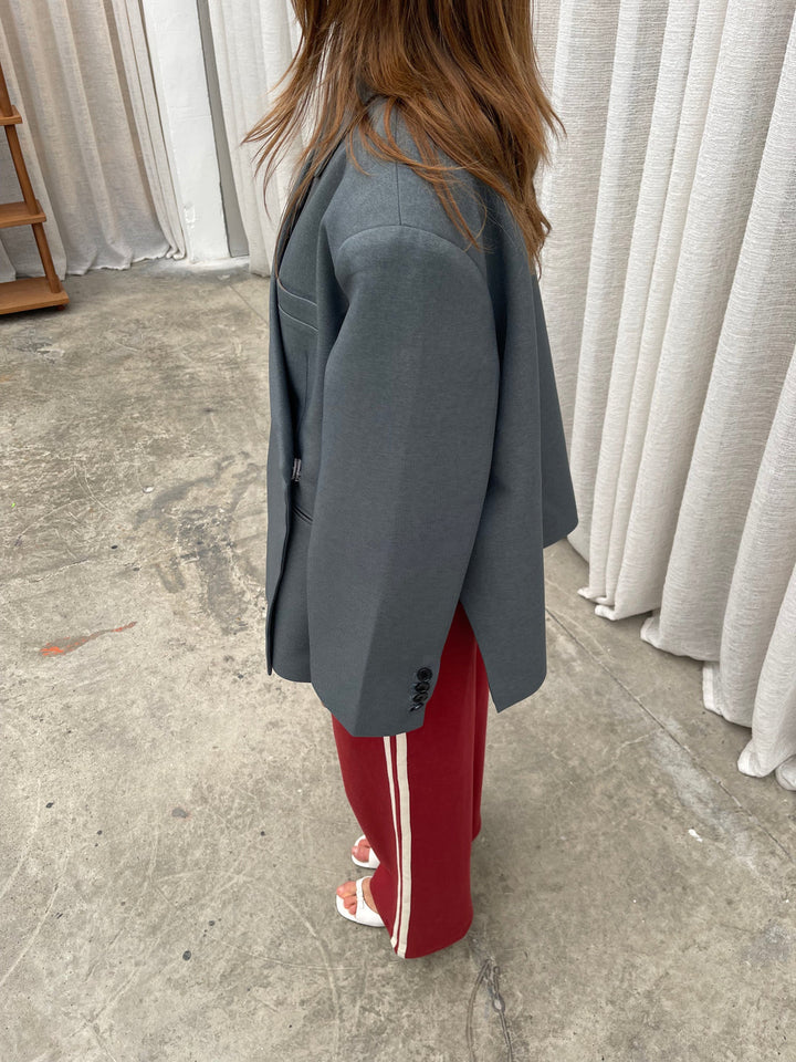 Damen Jacke mit Reverskragen und Einknopfverschluss