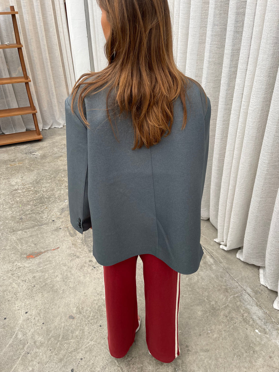 Damen Jacke mit Reverskragen und Einknopfverschluss
