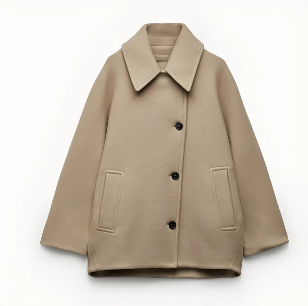 Damen Kurzjacke im strukturierten Stil-Women Coats-Alpenkind