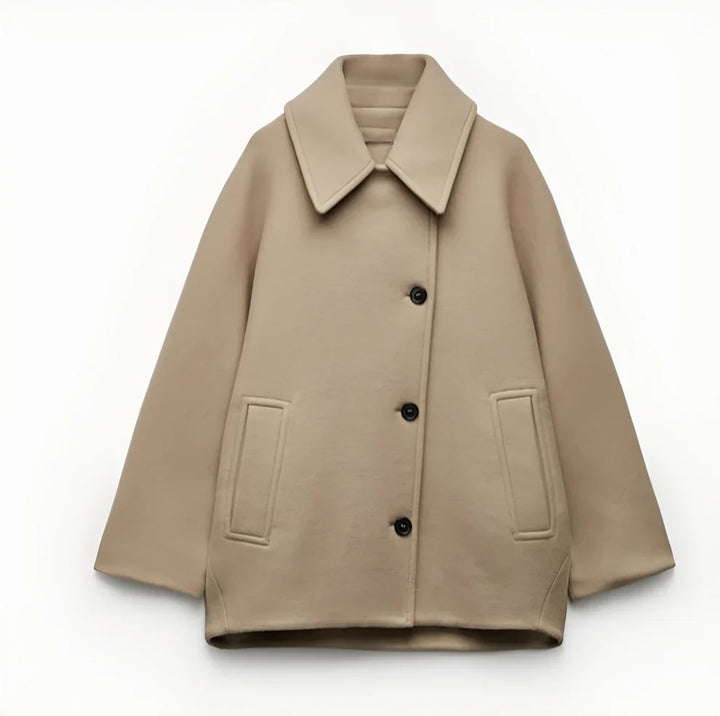 Damen Kurzjacke im strukturierten Stil-Women Coats-Alpenkind