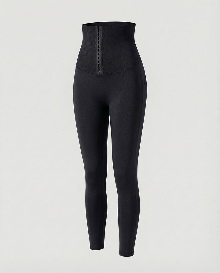 Damen Leggings mit hohem Bund und Hakenverschluss-Leggings for women-Alpenkind