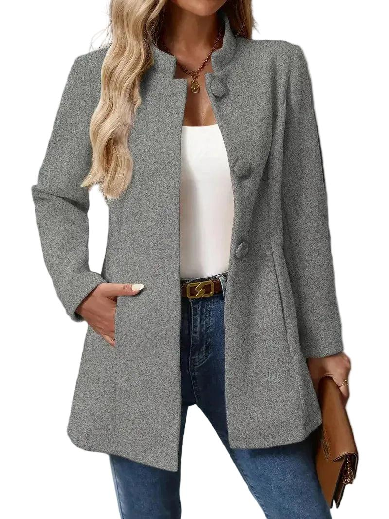 Damen Mantel mit Knopfleiste-Women Outerwear-Alpenkind