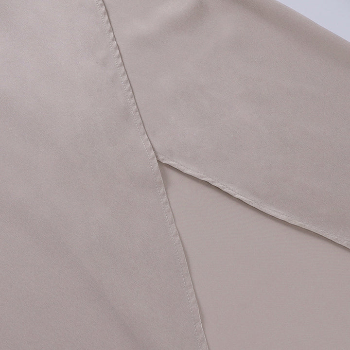 Damen Maxikleid mit Spaghettiträgern drapiertem Ausschnitt und seitlichem Schlitz
