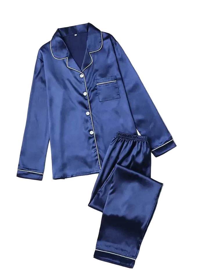 Damen Pyjama-Set mit Knopfleiste-Women Set-Alpenkind