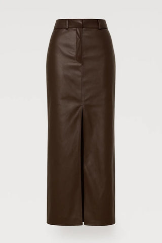 Damen Rock mit hoher Taille und Frontschlitz-Women Skirt-Alpenkind