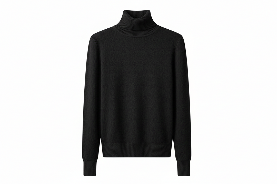 Damen Rollkragen Strickoberteil mit Langarm-Women Sweaters-Alpenkind
