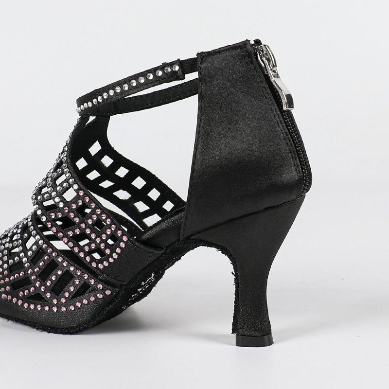 Damen Sandalen mit offener Vorderpartie und strukturiertem Riemendesign-Women Footwear-Alpenkind
