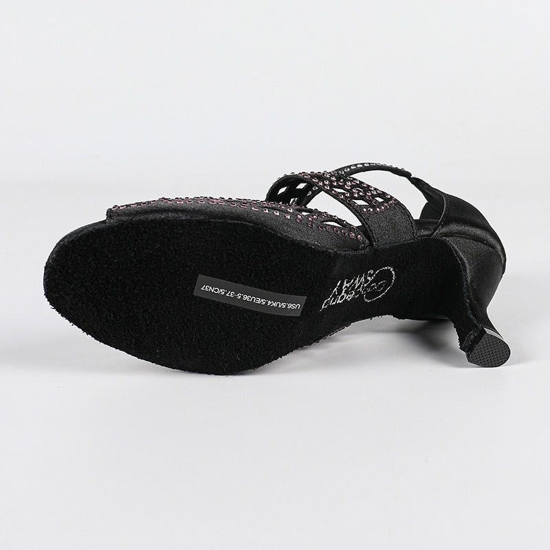 Damen Sandalen mit offener Vorderpartie und strukturiertem Riemendesign-Women Footwear-Alpenkind