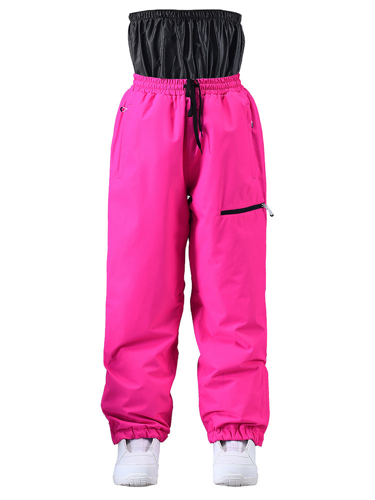 Damen Schneehose mit Hoher Taille und Kordelzug-Women Outerwear-Alpenkind