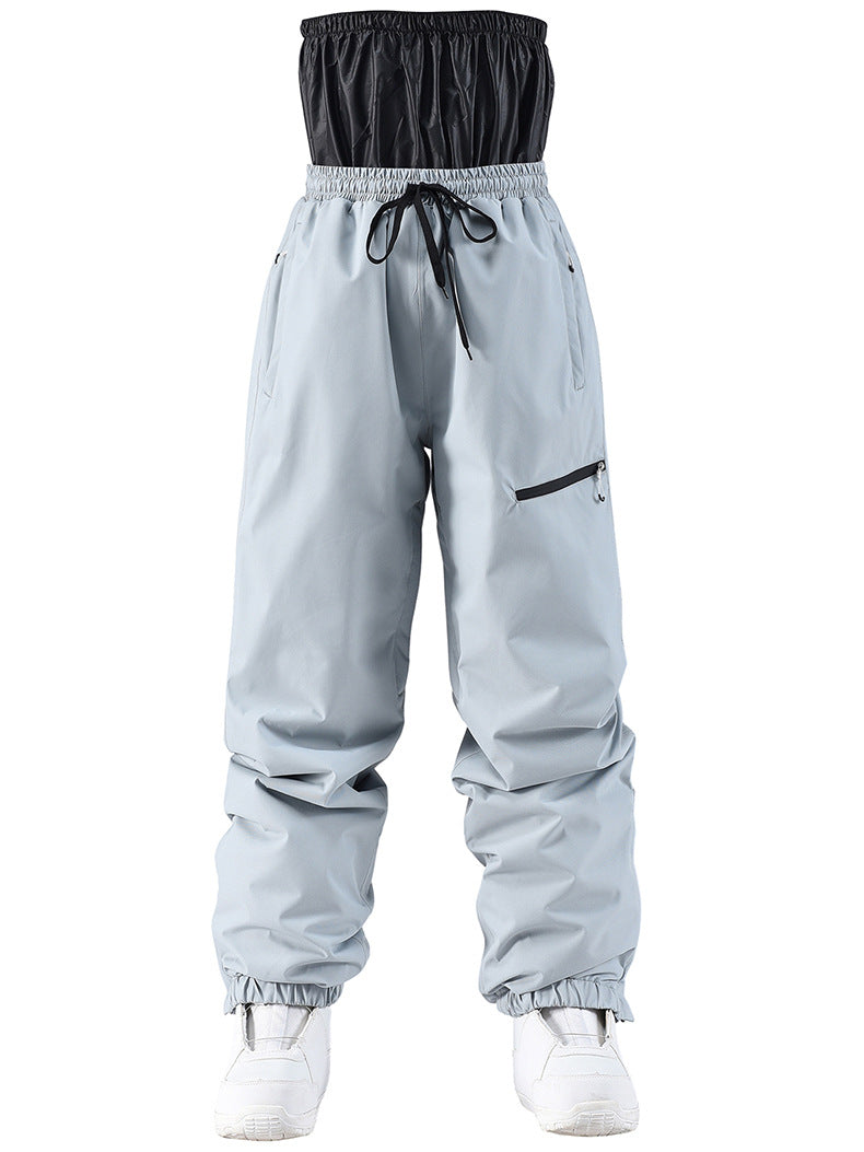 Damen Schneehose mit Hoher Taille und Kordelzug-Women Outerwear-Alpenkind