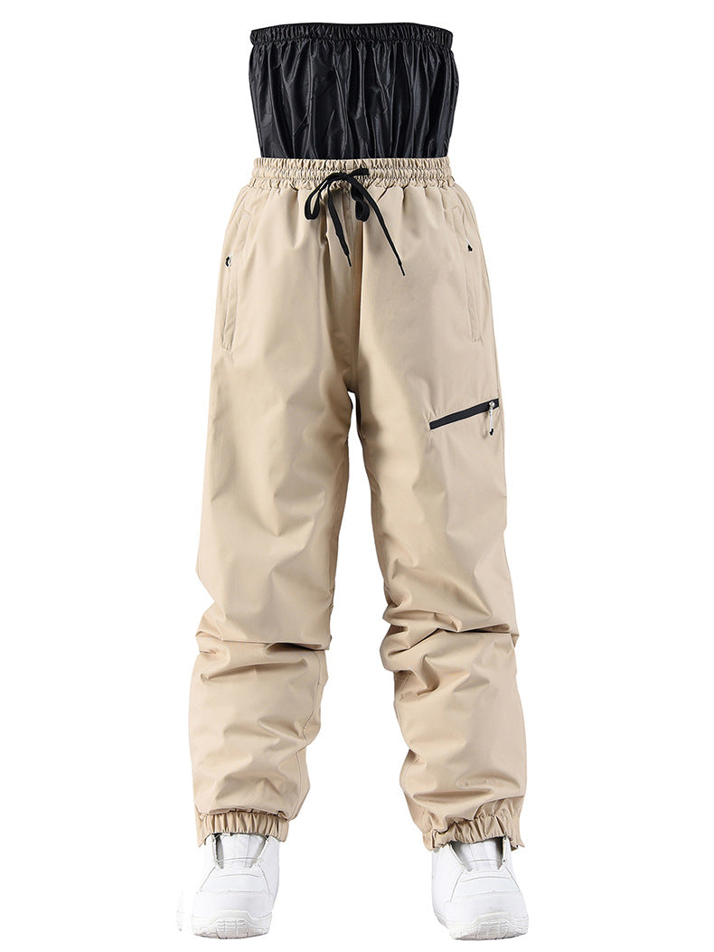 Damen Schneehose mit Hoher Taille und Kordelzug-Women Outerwear-Alpenkind