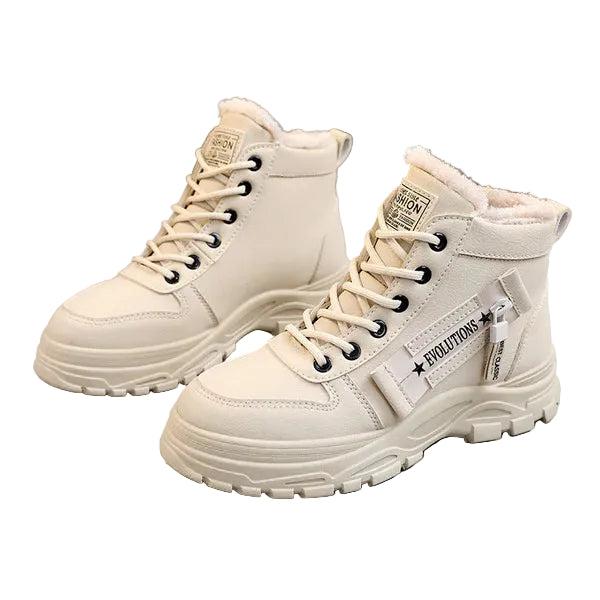 Damen Schnürstiefel mit Profilsohle-Women Footwear-Alpenkind