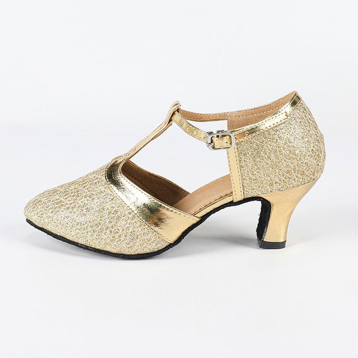 Damen Schuhe mit T-Steg und Schnallenverschluss-Women Footwear-Alpenkind
