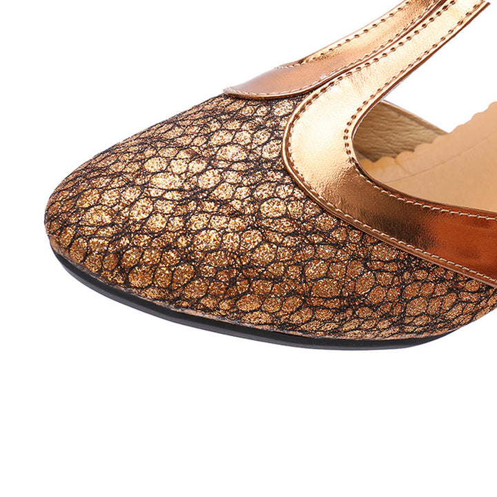 Damen Schuhe mit T-Steg und Schnallenverschluss-Women Footwear-Alpenkind