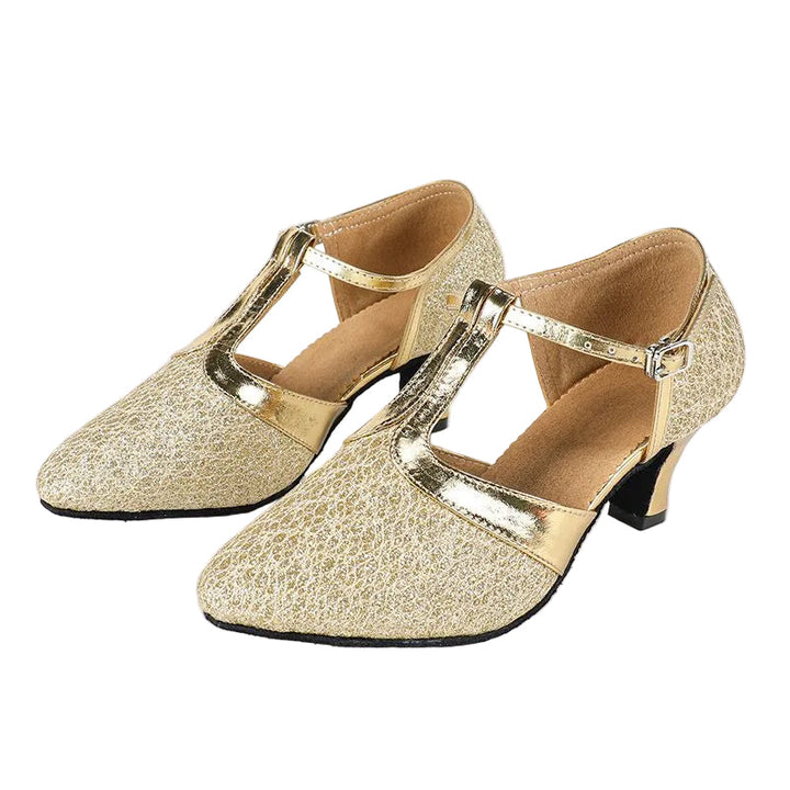 Damen Schuhe mit T-Steg und Schnallenverschluss-Women Footwear-Alpenkind