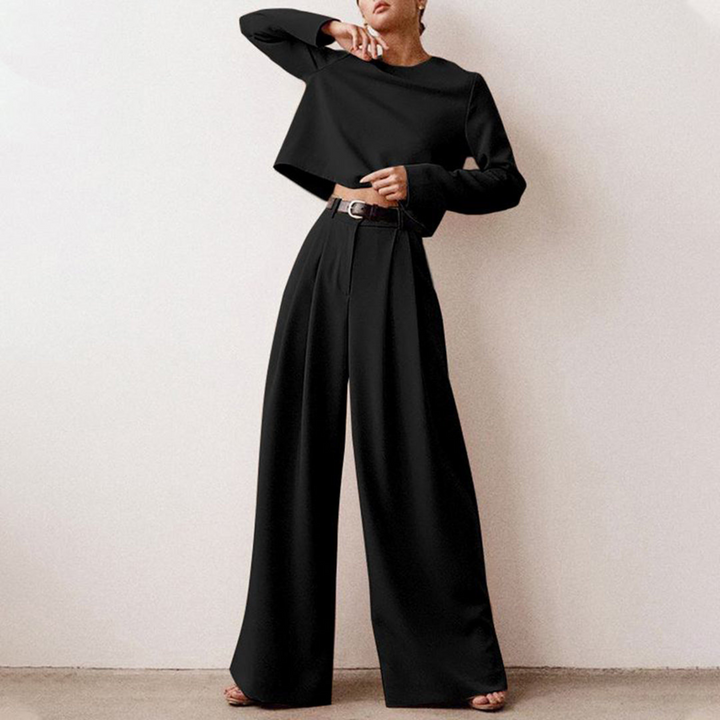 Damen Set mit Langarmshirt und Hose