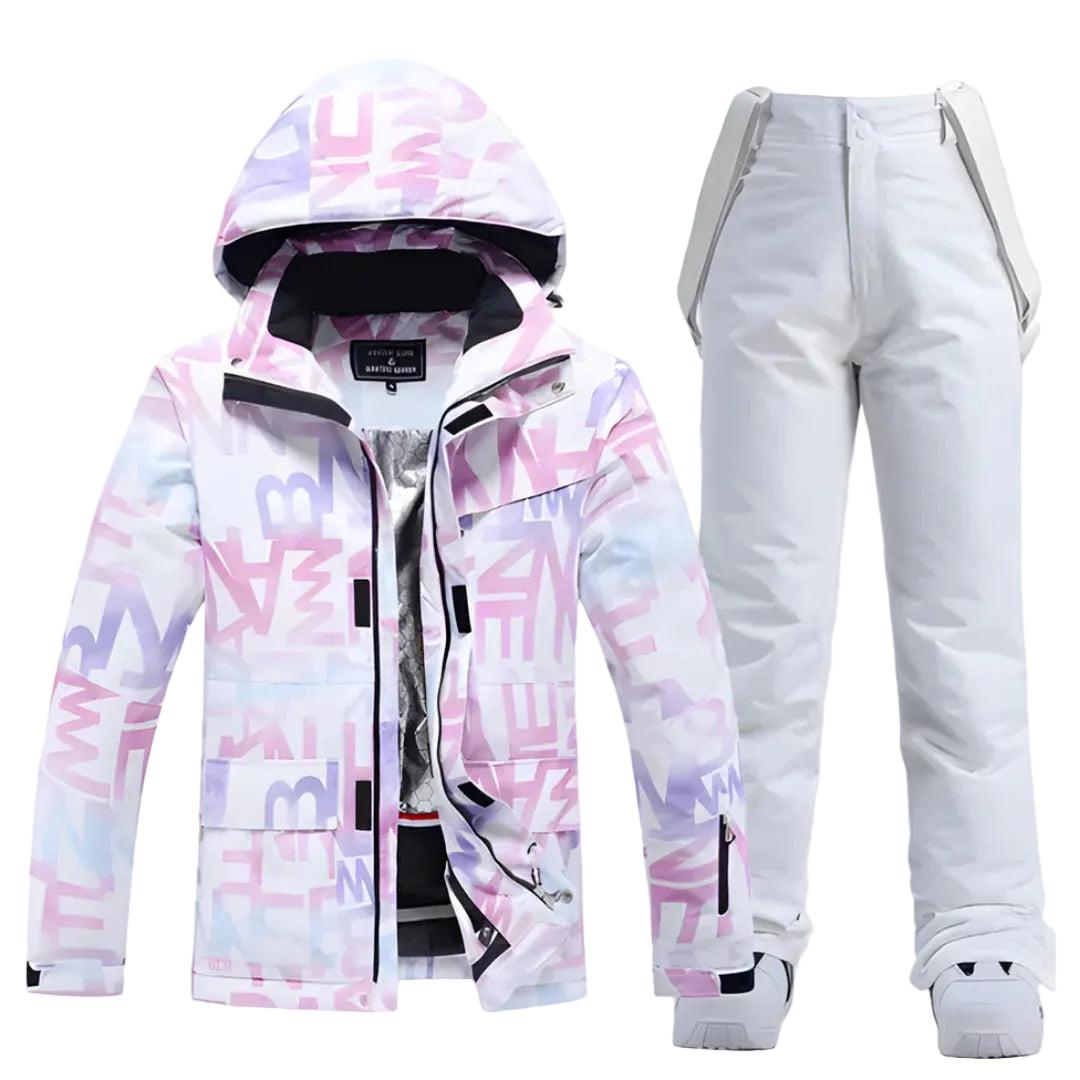 Damen Ski Set mit Kapuzenjacke und Hose-Women Outerwear-Alpenkind